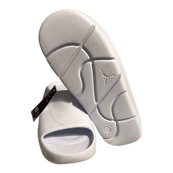 Nike Air Jordan Post Slide Football Sandals Grey Mens Size 9 DX5575 010 NEW - Picture 16 of 16